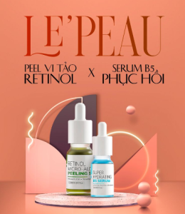 Peel da vi tảo Retinol Le'peau là gì?