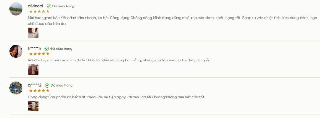 Review kem chống nắng Cỏ Mềm