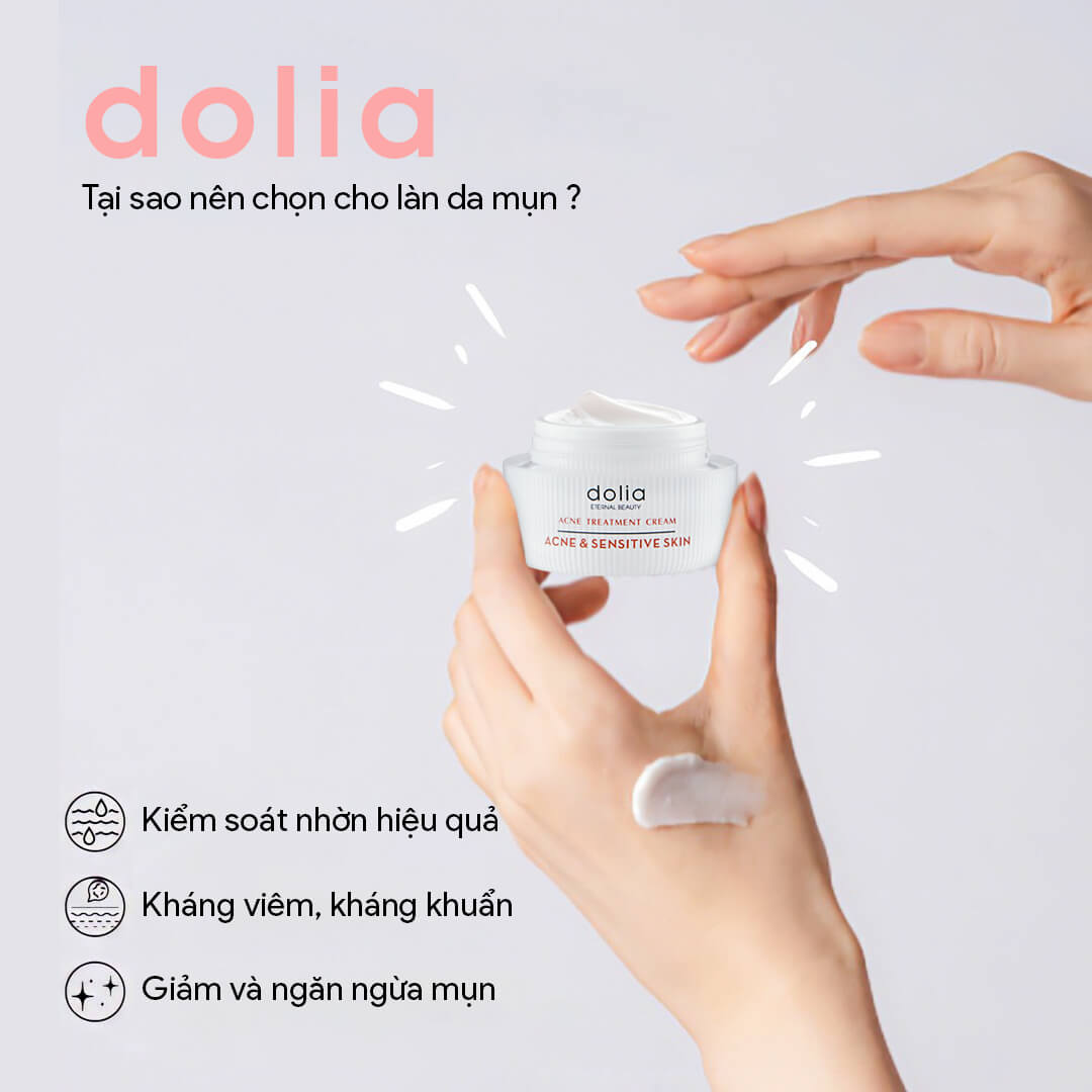 Ưu điểm của kem trị mụn Dolia