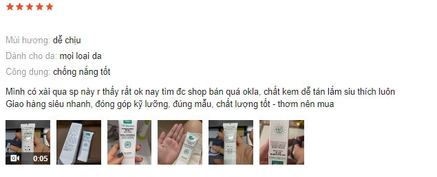 Kem chống nắng MartiDerm review