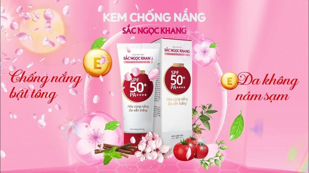 Kem chống nắng Sắc Ngọc Khang có tốt không?