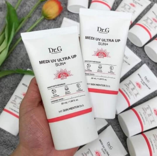 Kem chống nắng Dr.G màu đỏ Medi UV Ultra Sun+