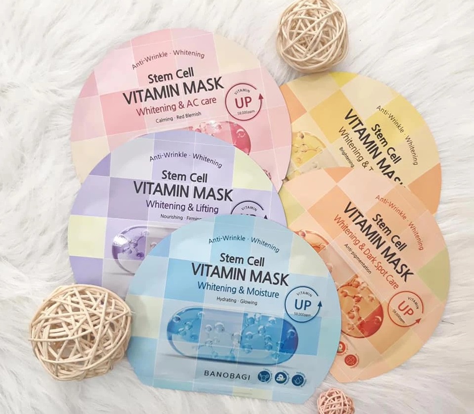 Mặt nạ Stem Cell Vitamin Mask có tác dụng gì