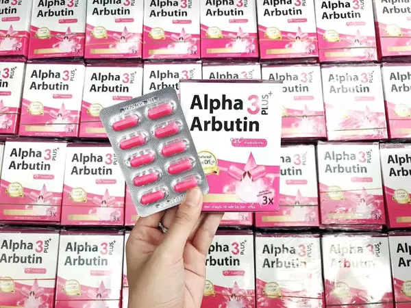Viên trắng da Alpha Arbuti có bán ở hiệu thuốc 